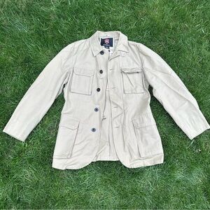 Men's Beige Utility Jacket